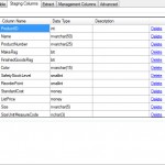 Staging Columns Staging Table Columns Tab