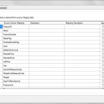 Staging Extract Mapping Staging Extract Mapping Tab